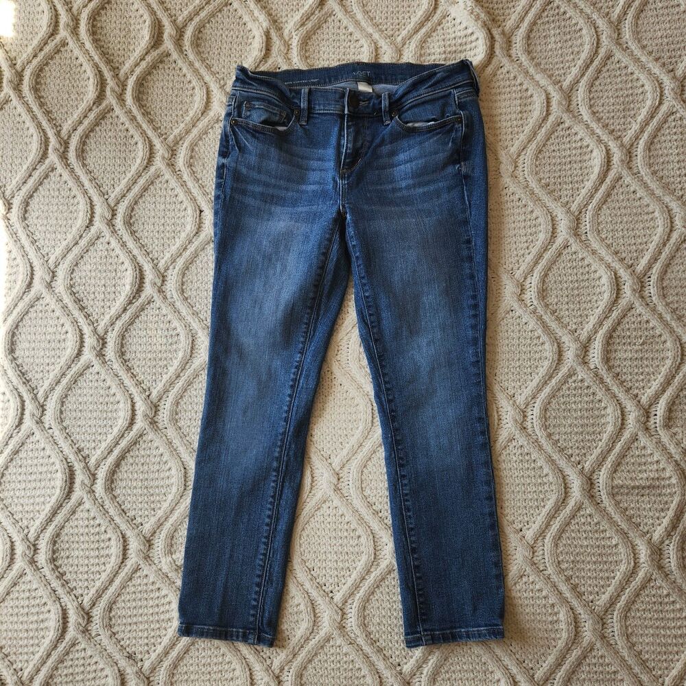 Loft Jeans Modern Cuffed Crop Size 4P